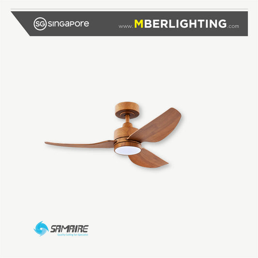 E-CO 3-Blades Drop Rod Ceiling Fan PARQUET