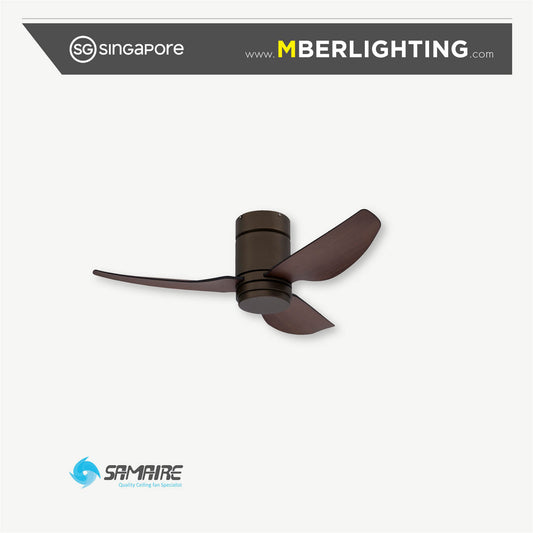 HG 3-Blades Hugger Ceiling Fan ROMAN BRONZE