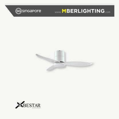 FALCON 3-Blades Hugger Ceiling Fan WHITE