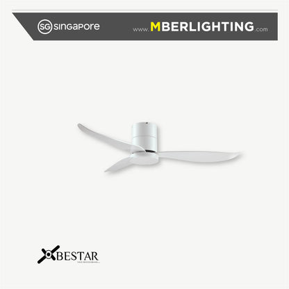 FALCON 3-Blades Hugger Ceiling Fan WHITE
