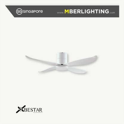 FALCON 4-Blades Hugger Ceiling Fan WHITE