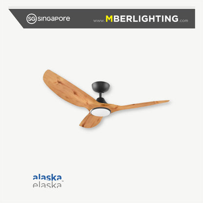 AURA 3-Blades Drop Rod Ceiling Fan PARQUET