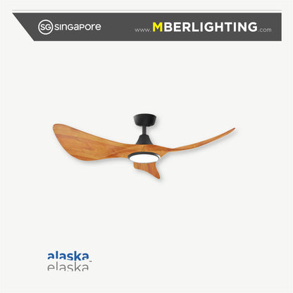 Bura Cura 3-Blades Drop Rod Ceiling Fan PARQUET