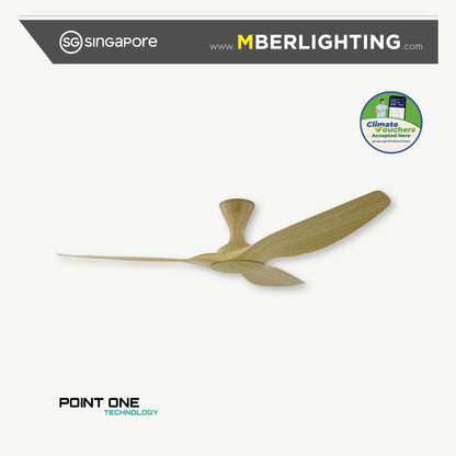 cyclone 3blade ceiling fan in full pine colour without LED light