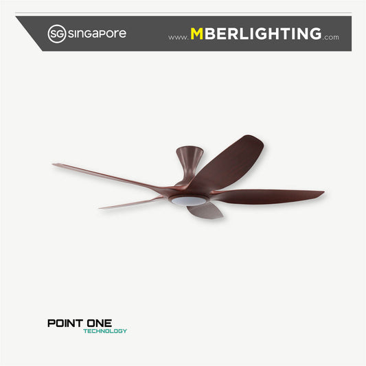 CYCLONE RS 5-Blades Hugger Ceiling Fan CHERRYWOOD