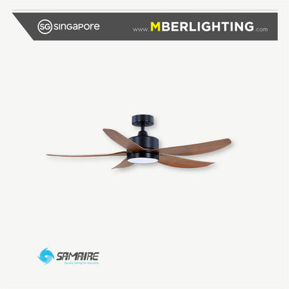 DC5 5-Blades Drop Rod Ceiling Fan PARQUET