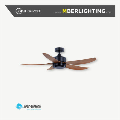 DC5 5-Blades Drop Rod Ceiling Fan PARQUET
