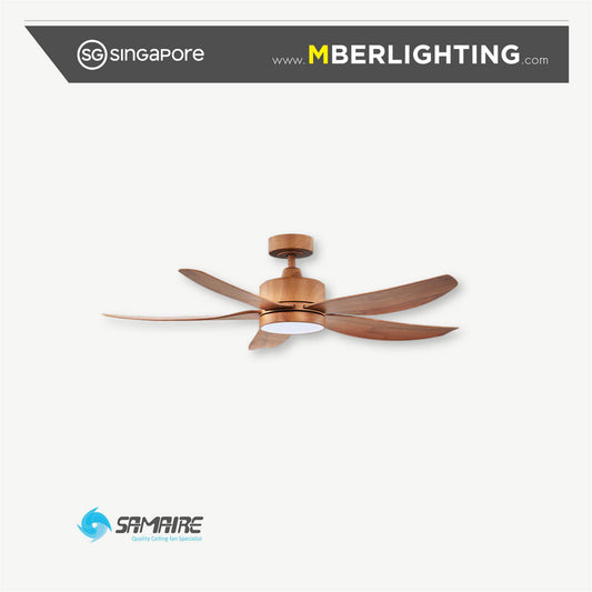 DC5 5-Blades Drop Rod Ceiling Fan PARQUET
