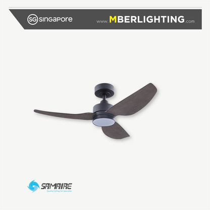 E-CO 3-Blades Drop Rod Ceiling Fan DRIFTWOOD