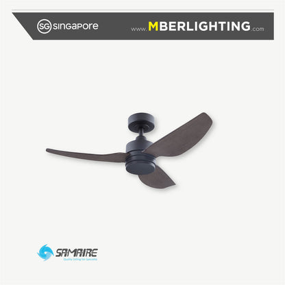 E-CO 3-Blades Drop Rod Ceiling Fan DRIFTWOOD