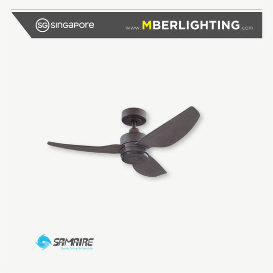 E-CO 3-Blades Drop Rod Ceiling Fan DRIFTWOOD