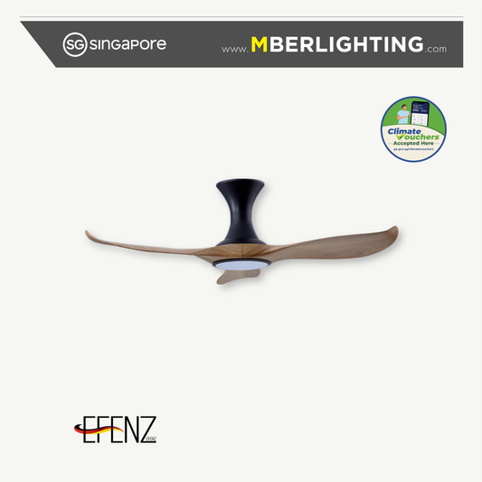 EFENZ 3-Blade Hugger Ceiling Fan CARAMEL