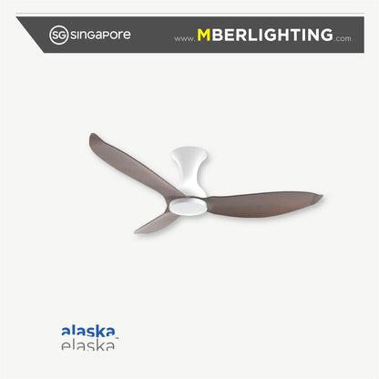 EVORA JETT 3-Blades Hugger Ceiling Fan DARK WOOD