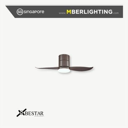 FALCON 2-Blades Hugger Ceiling Fan MOCHA