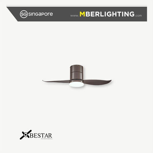 FALCON 2-Blades Hugger Ceiling Fan MOCHA