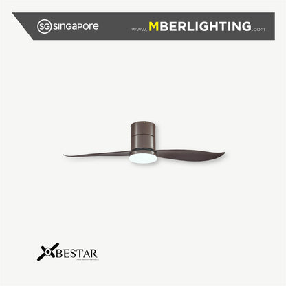 FALCON 2-Blades Hugger Ceiling Fan MOCHA
