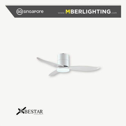 FALCON 3-Blades Hugger Ceiling Fan WHITE