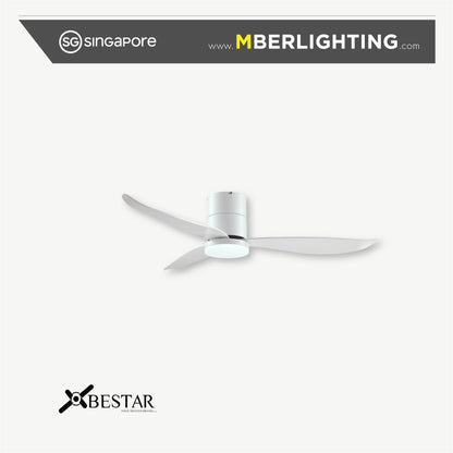 FALCON 3-Blades Hugger Ceiling Fan WHITE