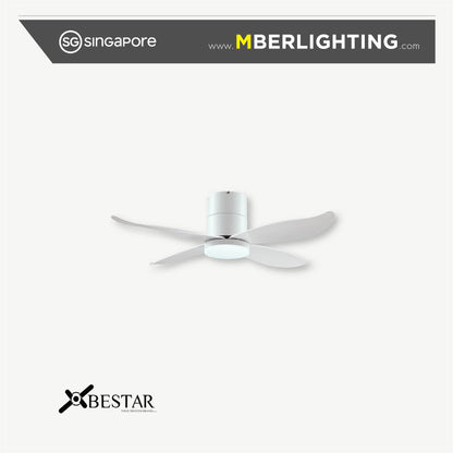FALCON 4-Blades Hugger Ceiling Fan WHITE