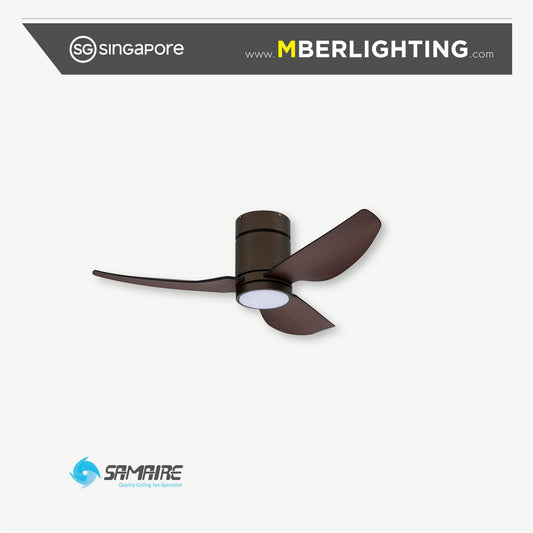 HG 3-Blades Hugger Ceiling Fan ROMAN BRONZE