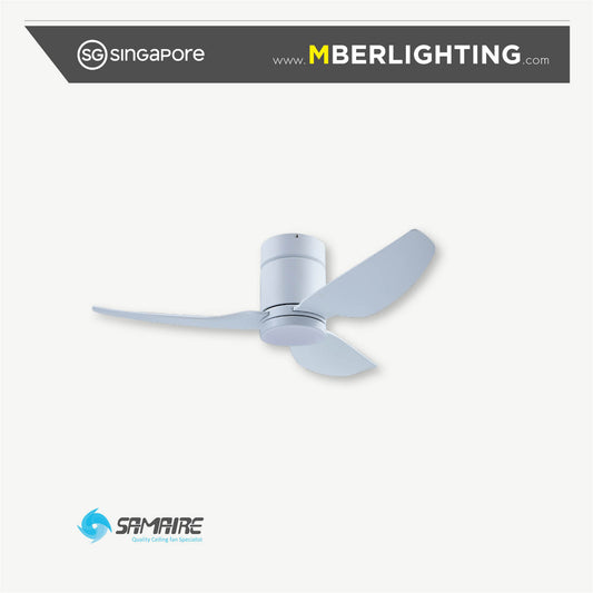 HG 3-Blades Hugger Ceiling Fan WHITE