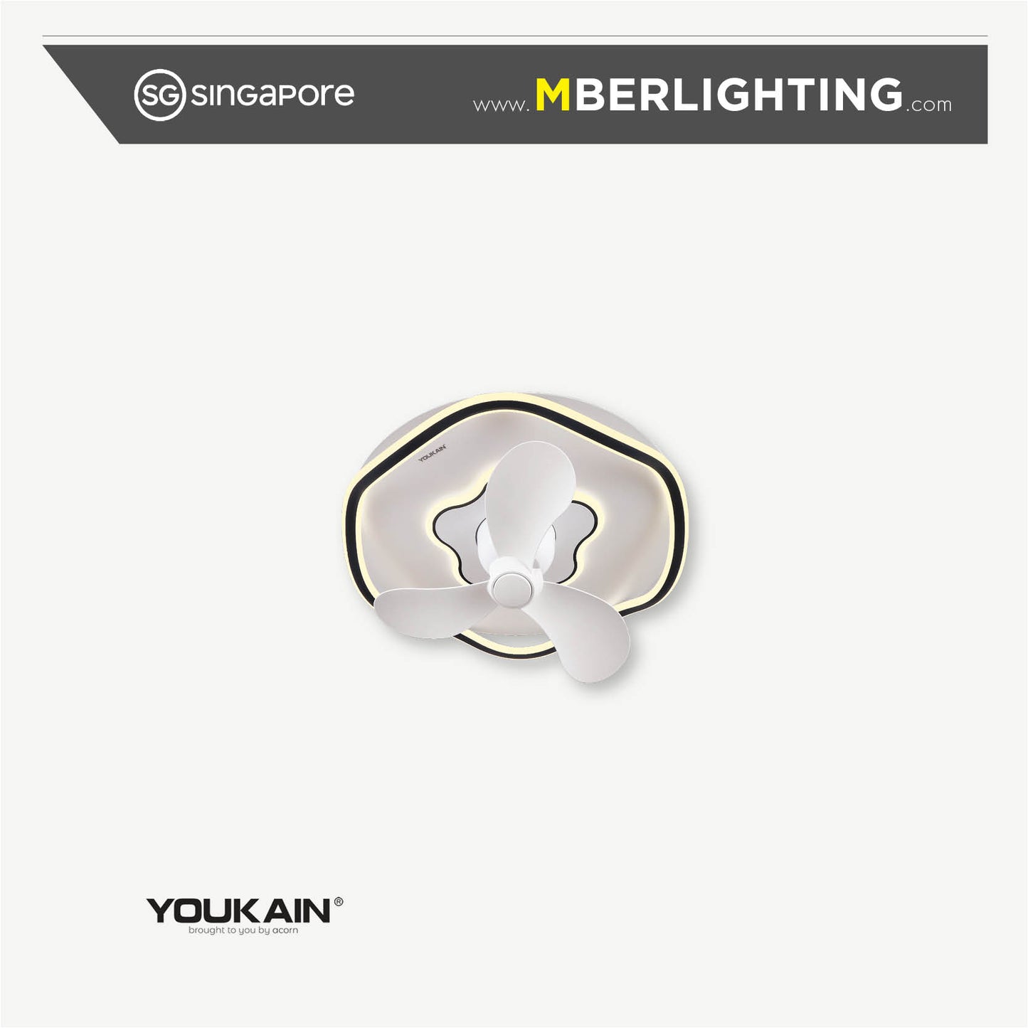 LUMINARY YJ-1001 Ceiling Light with Air Circulator
