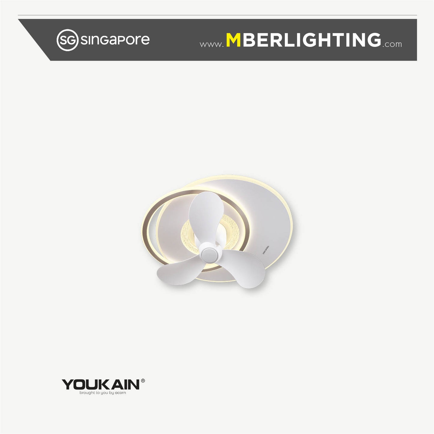 LUMINARY YJ-1013 Ceiling Light with Air Circulator