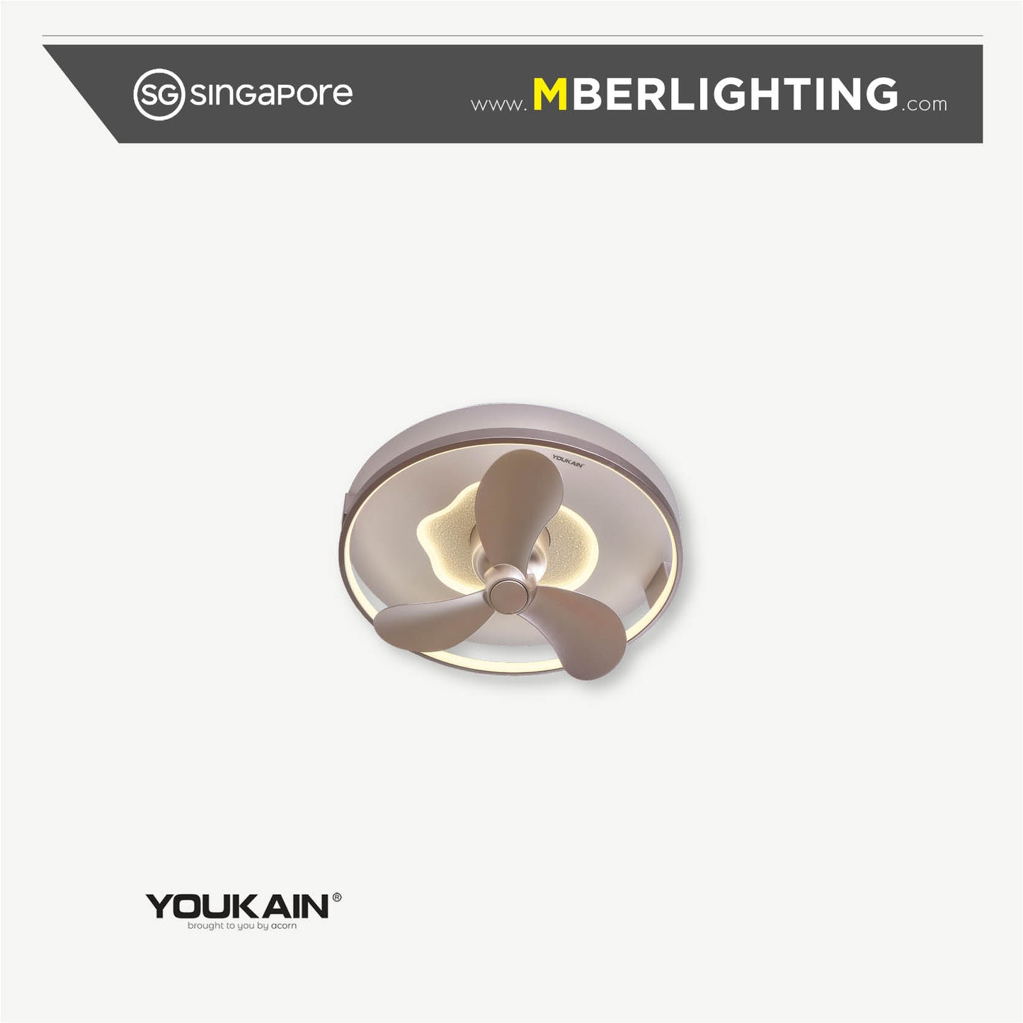 LUMINARY YJ-1016 Ceiling Light with Air Circulator