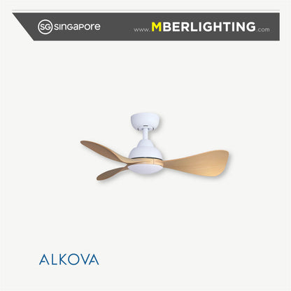 MILI 3-Blades Drop Rod Ceiling Fan MAPLE