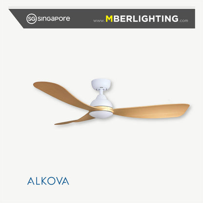 MILI 3-Blades Drop Rod Ceiling Fan MAPLE