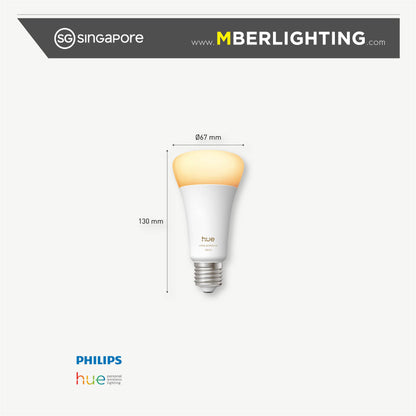 Philips Hue A60 E27 Bulb White Ambiance 15W