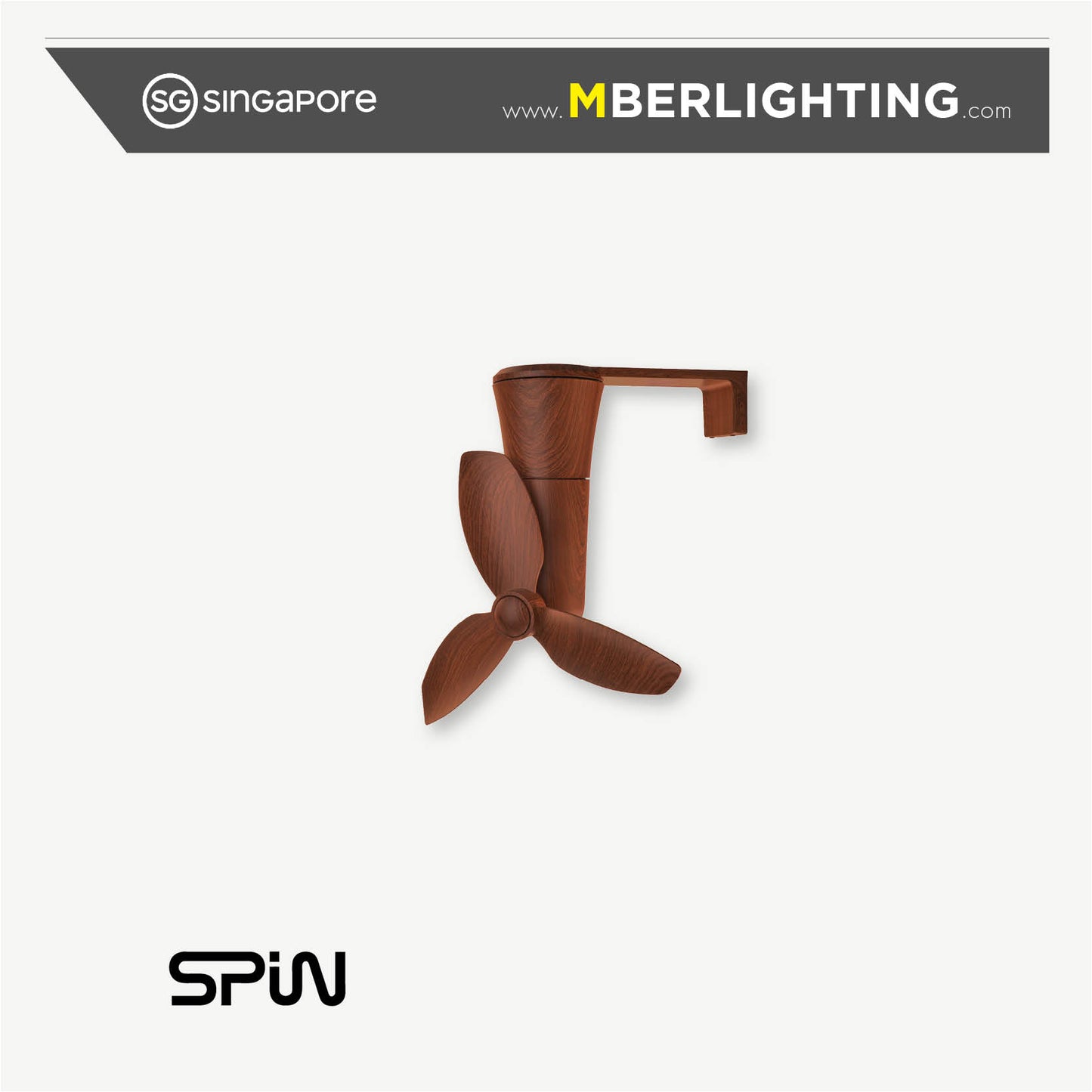 SPHERE Corner Fan SAVANNAH WALNUT