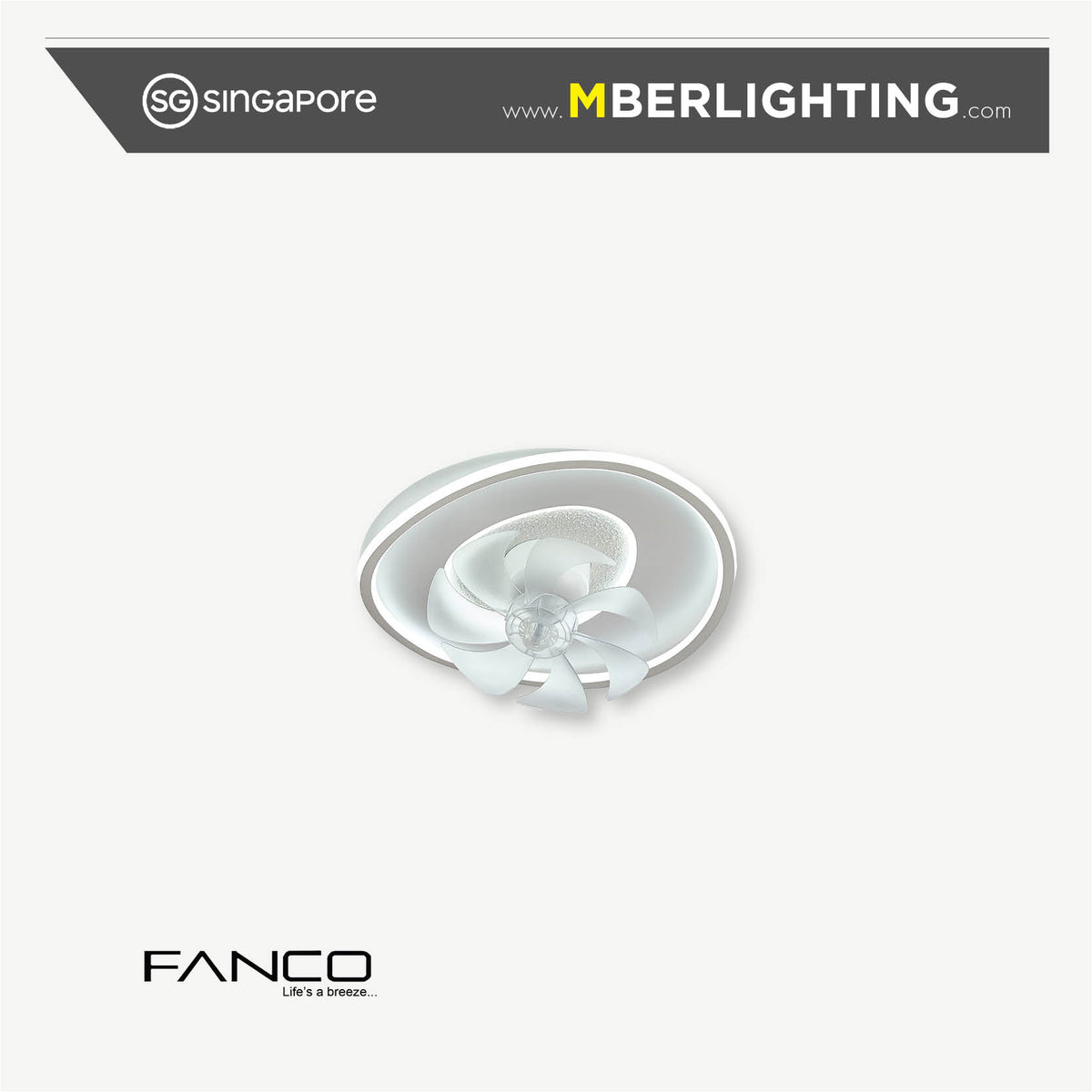 TRISTAR TOFAN-7 Ceiling Light with Air Circulator