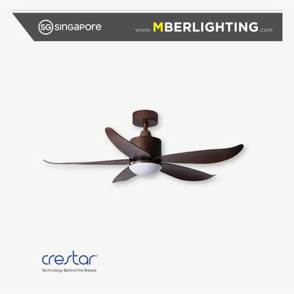 VALUEAIR 5-Blades Drop-Rod Ceiling Fan WOOD