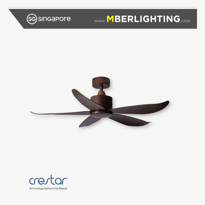 VALUEAIR 5-Blades Drop-Rod Ceiling Fan WOOD