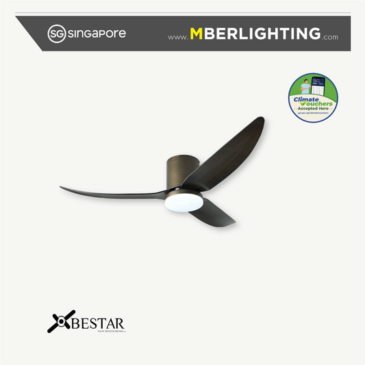 VITO3 3-Blades Hugger Ceiling Fan ANTIQUE BRONZE