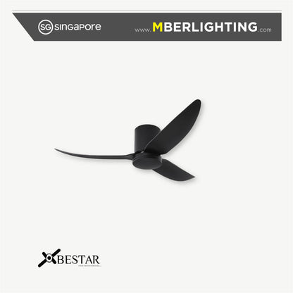 VITO3 3-Blades Hugger Ceiling Fan BLACK