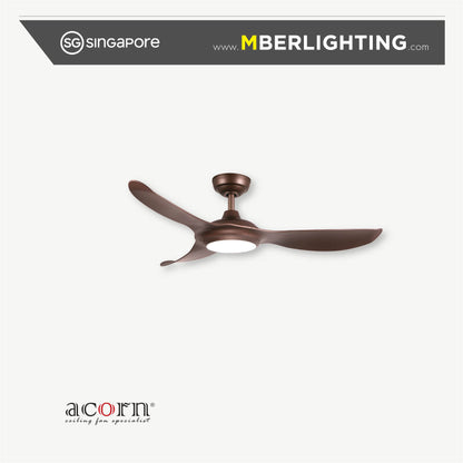 VOGA DC368 3-Blades Drop-Rod Ceiling Fan SAND GOLD