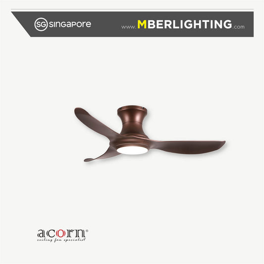 VOGA DC368H 3-Blades Hugger Ceiling SAND GOLD