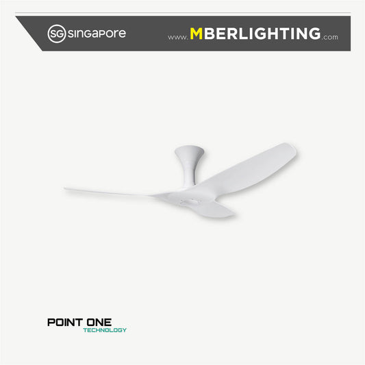 VORTEX RS-Type2 3-Blades Hugger Ceiling Fan WHITE