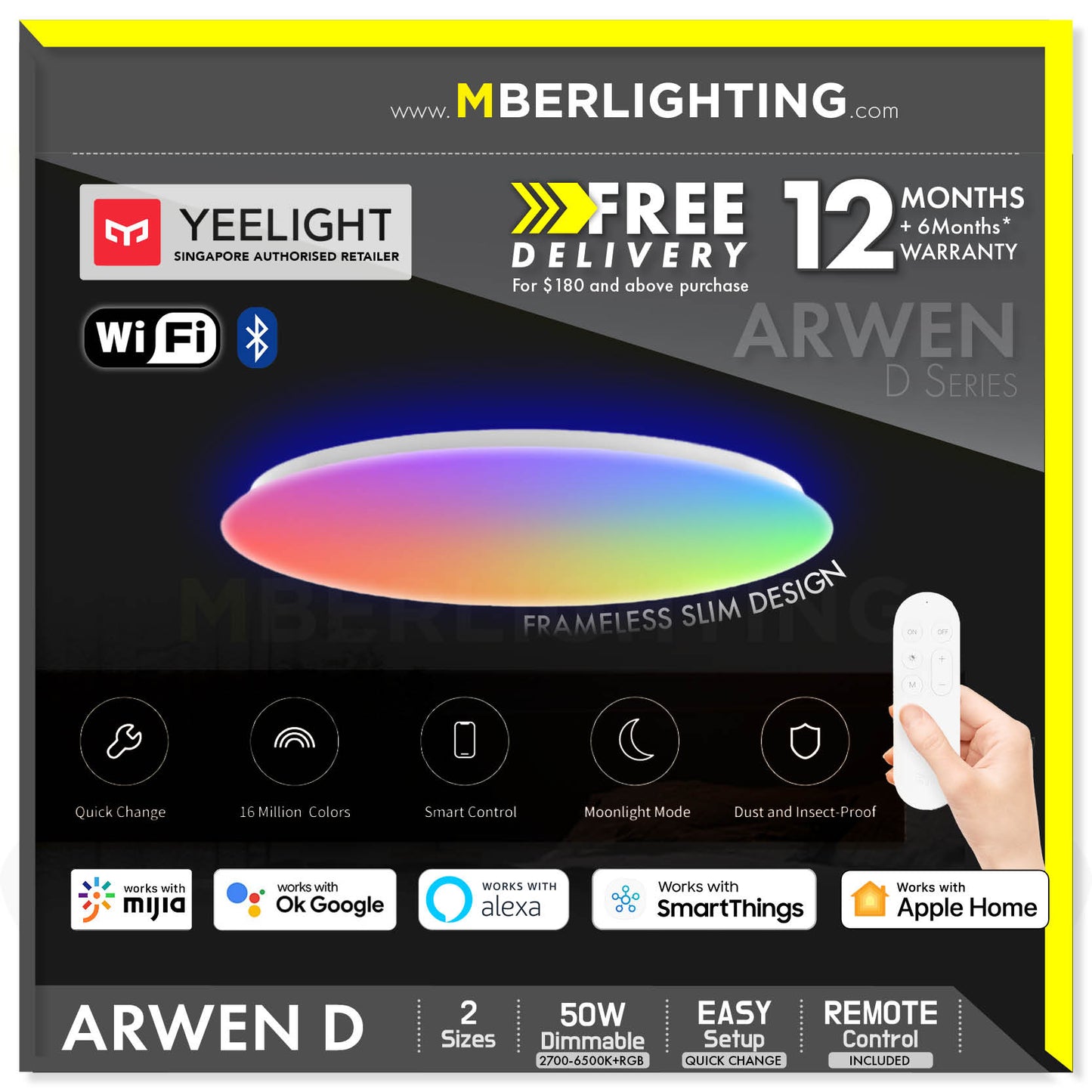 Yeelight Arwen D Ceiling Light