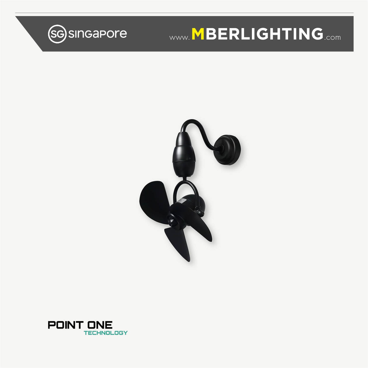 Z63 PZERO Corner Fan BLACK