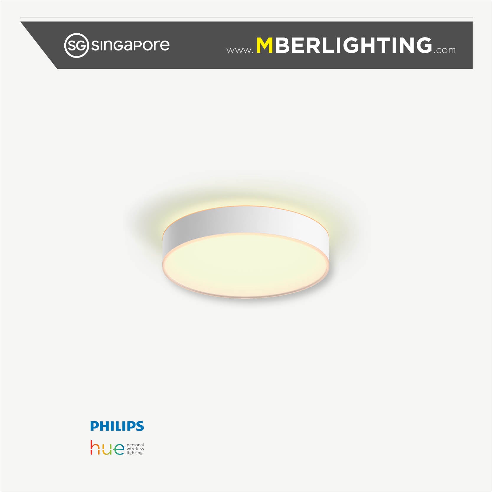 Philips Hue Devere White Ambience Smart Ceiling Light
