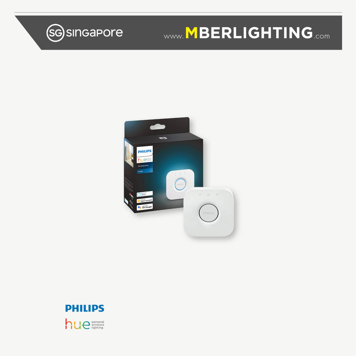 Philips Hue bridge for SMART lighting with packaging