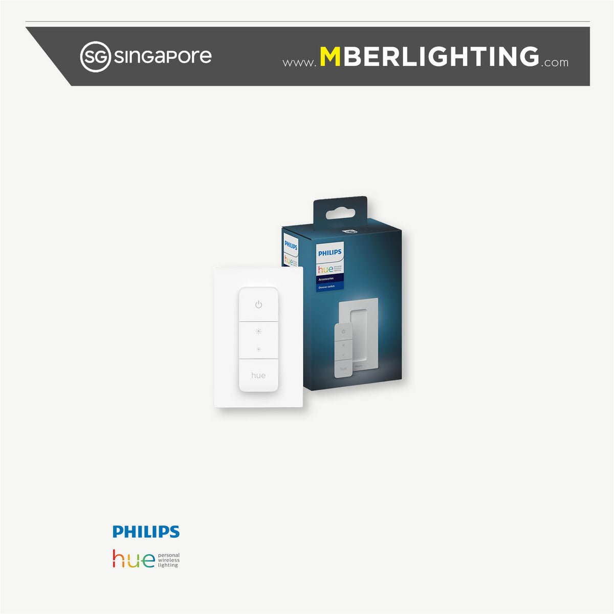 Philips Hue dimmer SMART light switch with packaging