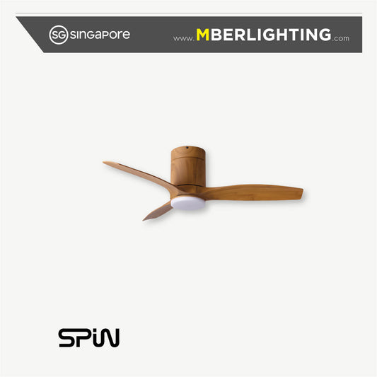 SIGNATURES 3-Blades Hugger Ceiling Fan CARAMEL