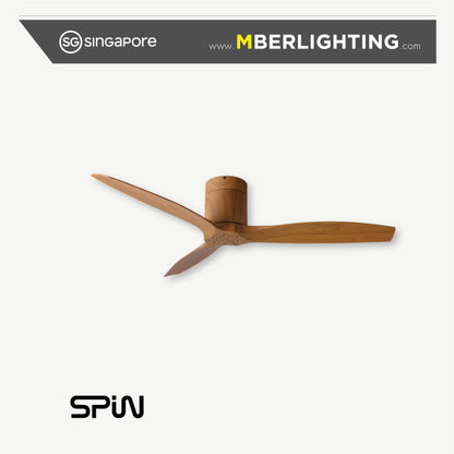SIGNATURES 3-Blades Hugger Ceiling Fan CARAMEL