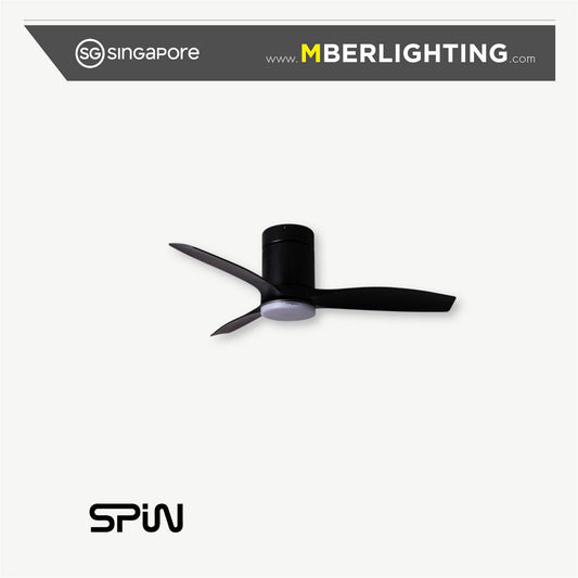SIGNATURES 3-Blades Hugger Ceiling Fan ESPADA BLACK