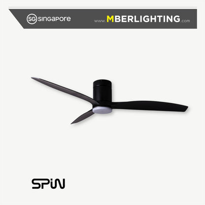 SIGNATURES 3-Blades Hugger Ceiling Fan ESPADA BLACK