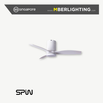 SIGNATURES 3-Blades Hugger Ceiling Fan QUINCY WHITE